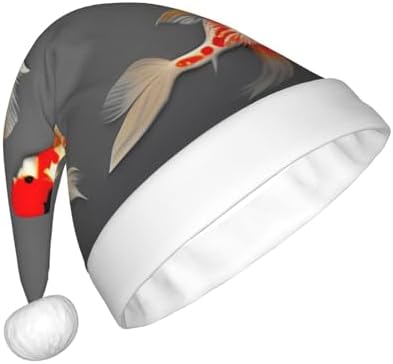 Traditional Koi Carp Spots Santa Hat for Christmas Party Favors