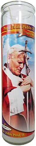 Staci19 Pope John Paul II Perfumed Pillar Candle