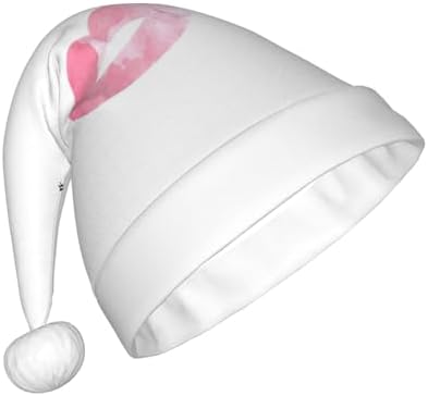 Personalized Santa Hat with Eyelash Lip White Print for Women