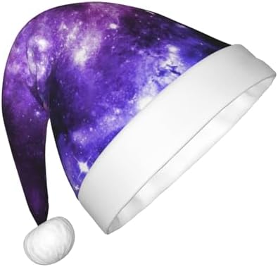 Galaxy Sky Print Christmas Santa Hat Small Size