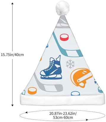 QINZHENG LED Light Up Santa Hat for Adults Christmas Party