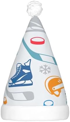 QINZHENG LED Light Up Santa Hat for Adults Christmas Party