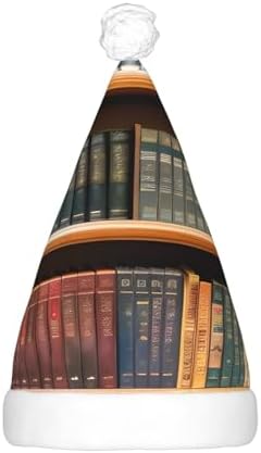 Velvet Santa Hat With LED Lights for Adults Christmas Party Hat