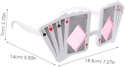 Funny Poker Themed Party Glasses for Creative Photos