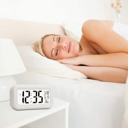 Hiseeyo Digital Alarm Clock with 43 Inch LED Display