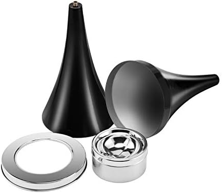 2 Pack Windproof Steel Standing Ashtray for Outdoor Use