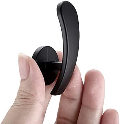 Sumnacon 4Pcs Aluminum Curtain Holdbacks - Black