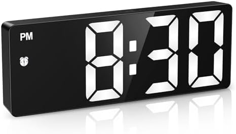OQIMAX Digital Alarm Clock with Large Display and Touch Snooze