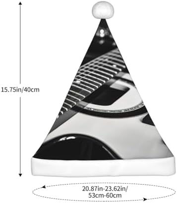 QINZHENG Guitar Santa Hat Personalized Christmas Gift for Women