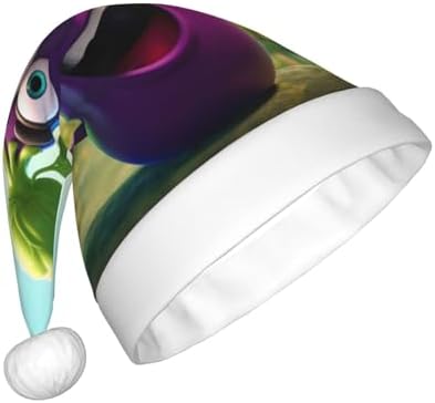 QinZheng Cartoon Eggplant Santa Hat