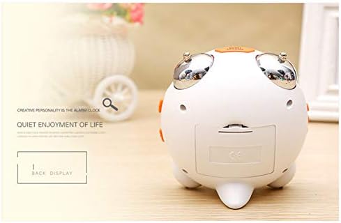 Mechanical Double Bell Alarm Clock with 4-in-1 Display