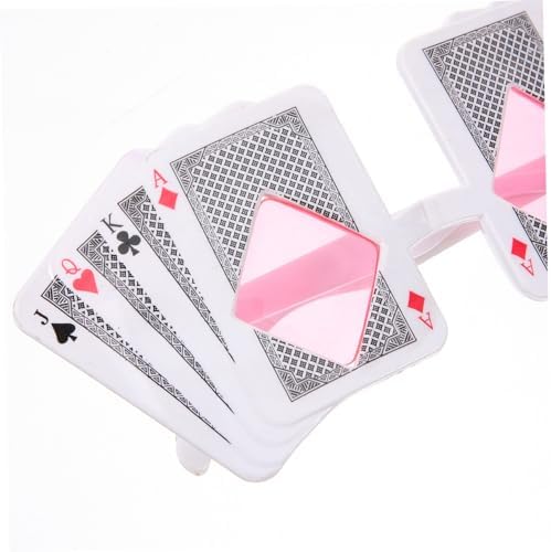 Funny Poker Themed Party Glasses for Creative Photos