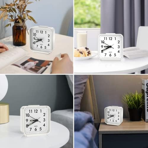 Loud Alarm Clock with Night Light and Snooze