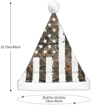 Interstellar Camouflage Santa Hat with LED Light Up