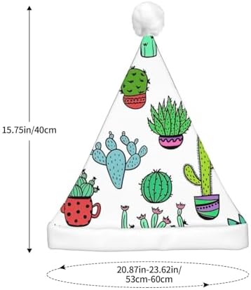 QinZheng LED Light Up Santa Hat Christmas Velvet Adult Headwear