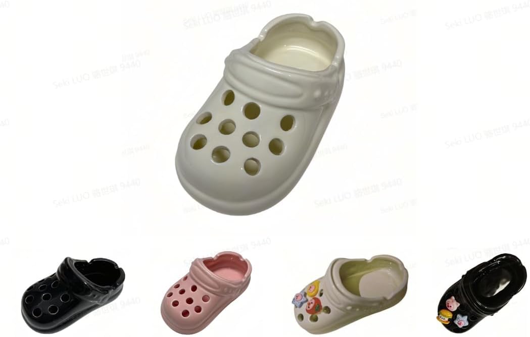 Cute Crocs-Shaped Ceramic Smokeless Ashtray