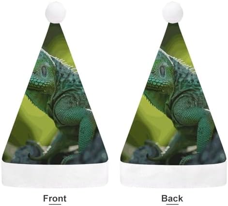 Santa Hat Green Lizard Christmas Costume Headwear