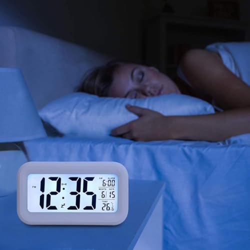 Hiseeyo Digital Alarm Clock with 43 Inch LED Display