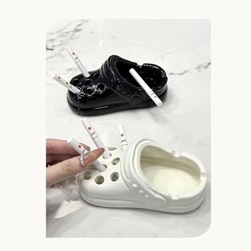 Creative Clogs Ceramic Ashtray for Home and Office
