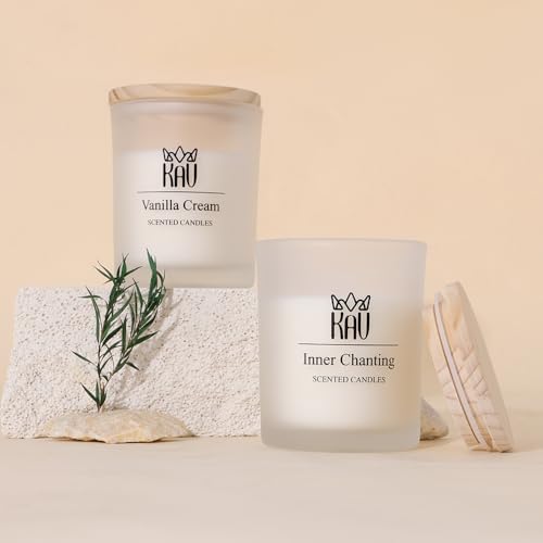 KAV Scented Candle - Vanilla Cream Sweet Vanilla Coffee