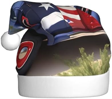 QinZheng 4th Of July Patriotic Santa Hat