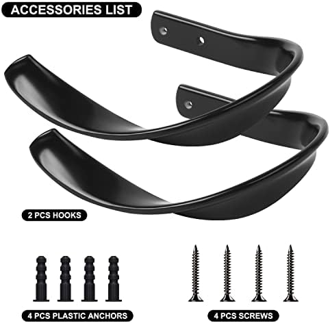 Decorative Aluminum Curtain Holdbacks for Window Dcor Black