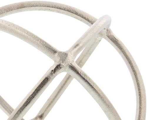 Deco 79 Modern Geometric Wall Sculptures Set of 2 Silver