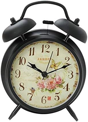 Classic Retro Double Bell Alarm Clock with Night Light