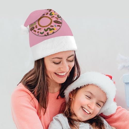 NWGHM Christmas Donut Santa Hat for Adults