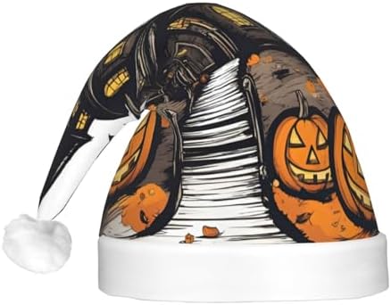 QinZheng LED Light Up Santa Hat for Christmas Party 1