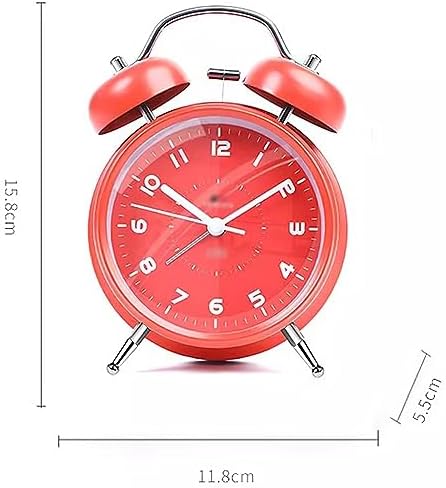 Super Loud Alarm Clock with Night Light and Double Bell