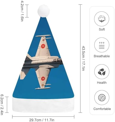 Christmas Santa Hat for Adults with Elastic Stretch Fit