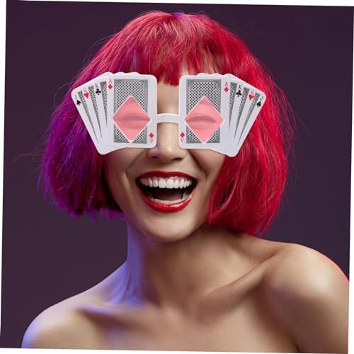 Funny Poker Themed Party Glasses for Creative Photos