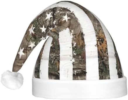 Interstellar Camouflage Santa Hat with LED Light Up