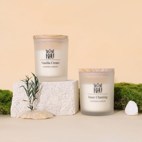 KAV Scented Candle - Vanilla Cream Sweet Vanilla Coffee