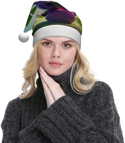 QinZheng Cartoon Eggplant Santa Hat