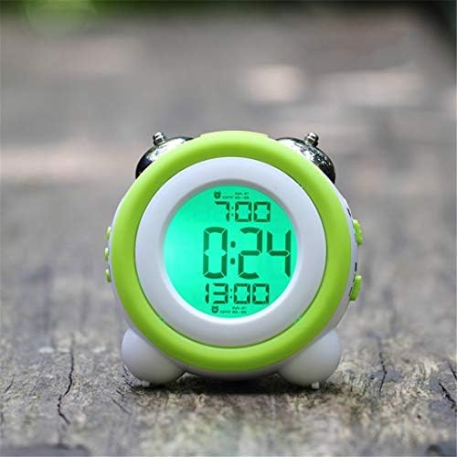 Mechanical Double Bell Alarm Clock with LCD Display