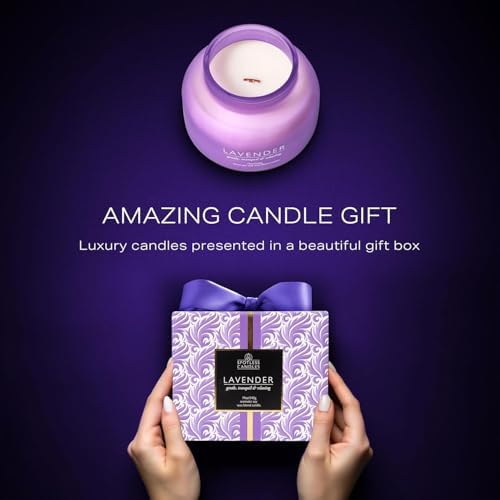 Lavander Volcano Jar Candle with Wooden Wick 19oz