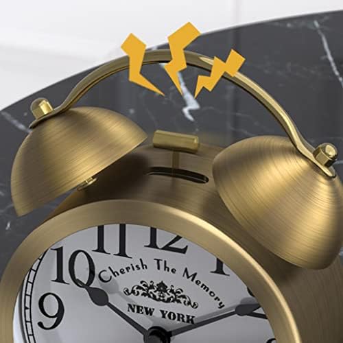Double Bell Alarm Clock Loud and Clear with Night Light