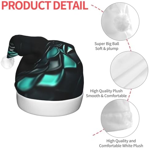 QINZHENG 3D Snake LED Christmas Hat for Adults