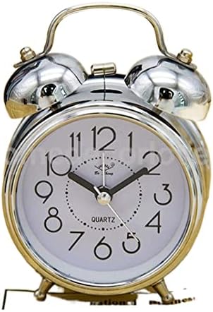 Retro Double Bells Alarm Clock with Night Light