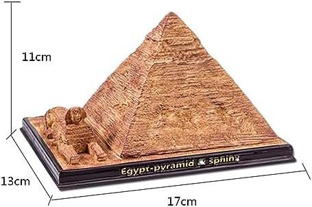 Egyptian Pyramid Resin Sculpture Decor Statue