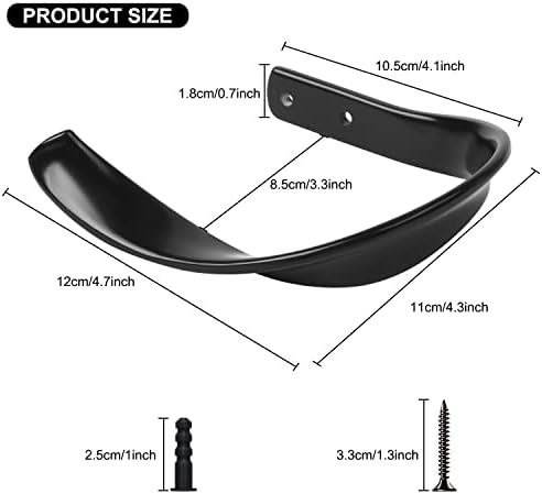 Decorative Aluminum Curtain Holdbacks for Window Dcor Black