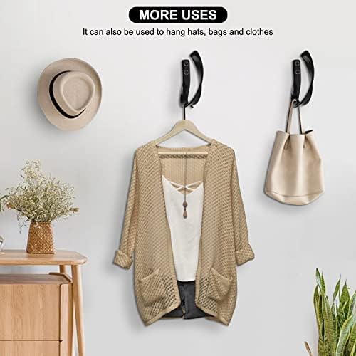 Decorative Aluminum Curtain Holdbacks for Window Dcor Black