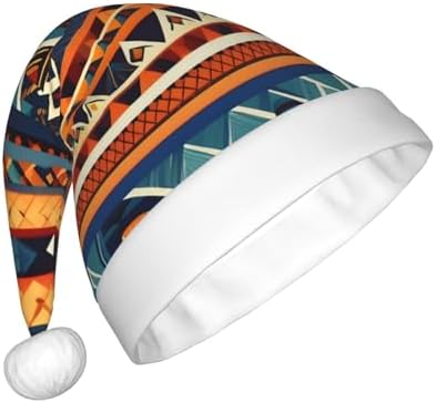 QINZHENG Personalized Santa Hat with African Patterns