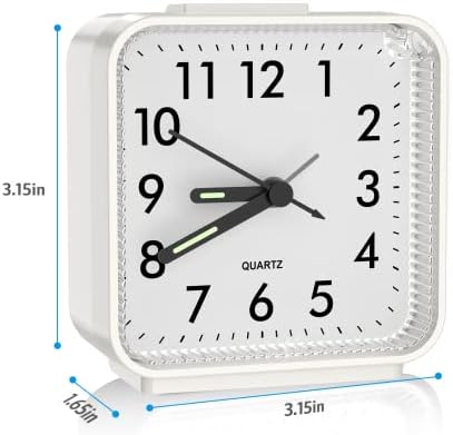 Loud Alarm Clock with Night Light and Snooze