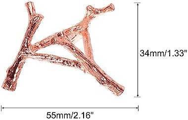 MECCANIXITY Alloy Crystal Ball Display Holder Rose Gold Modern Pedestal