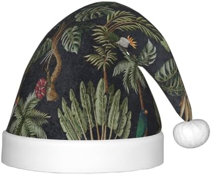 Watercolour Cactus Print Christmas Santa Hat Small Size