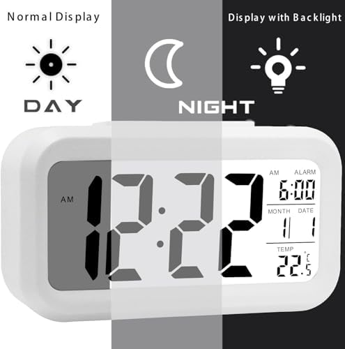 Hiseeyo Digital Alarm Clock with 43 Inch LED Display