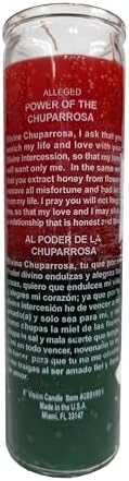 Generic Hummingbird Red Green Pillar Candle